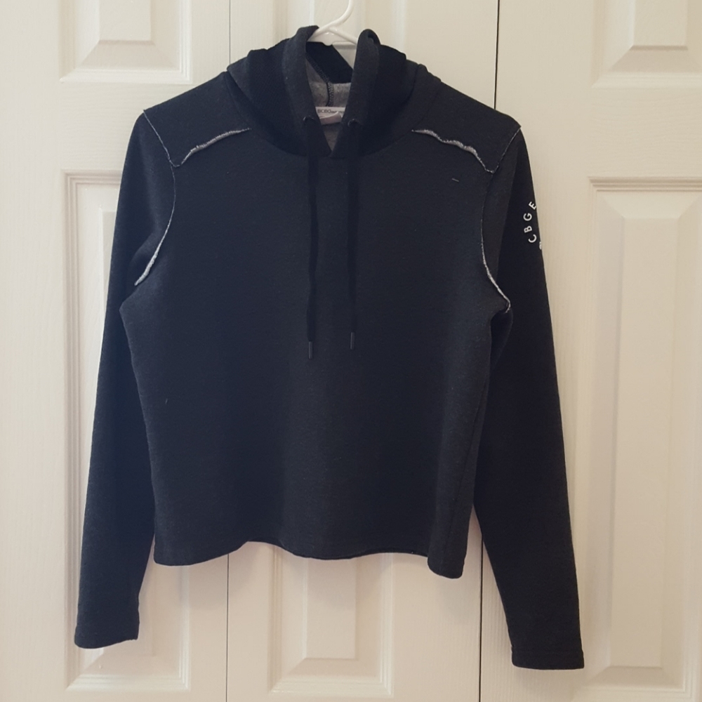 BCBGeneration crop pullover hoodie  M